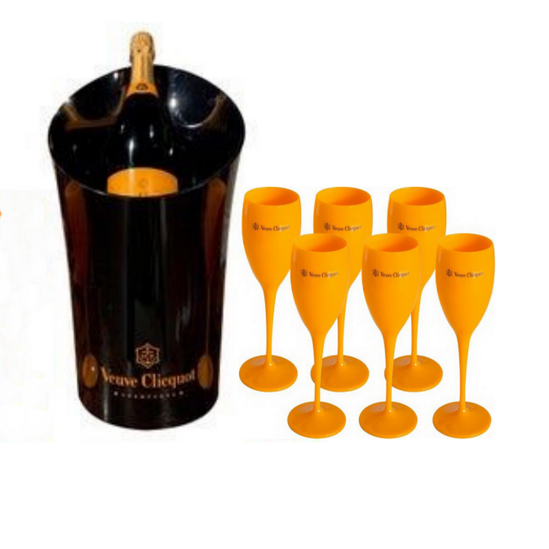 

Champagne Ice Bucket Luxury Party Set Cocktail Flutes And coolers