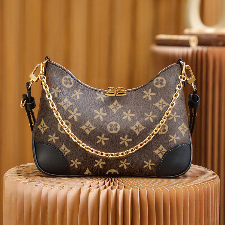 

weekend travel M45832 pochette boulogne clutch bag Luxury tote louiseity handbags Genuine leather viutonity Women's Designer purses crossbody chain shoulder bags, Black