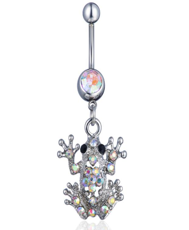 

Navel Bell Button Rings D0727 Frog Clear Ab Color Belly Ring Drop Delivery Jewelry Body Dhgarden Dhjsf1983769