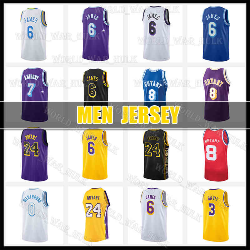 

8 24 Black Mamba Bryant 23 6 Basketball Jersey LeBron James Los Angeles''Lakers''Kobe''Anthony 0 3 Russell Westbrook Davis Carmelo Anthony
