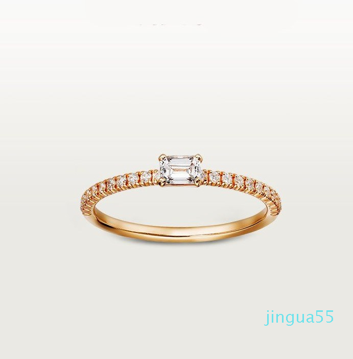 

Carti love diamond ring designer jewlery women engagement wedding rings luxury moissanite ring Rose gold Silver Titanium