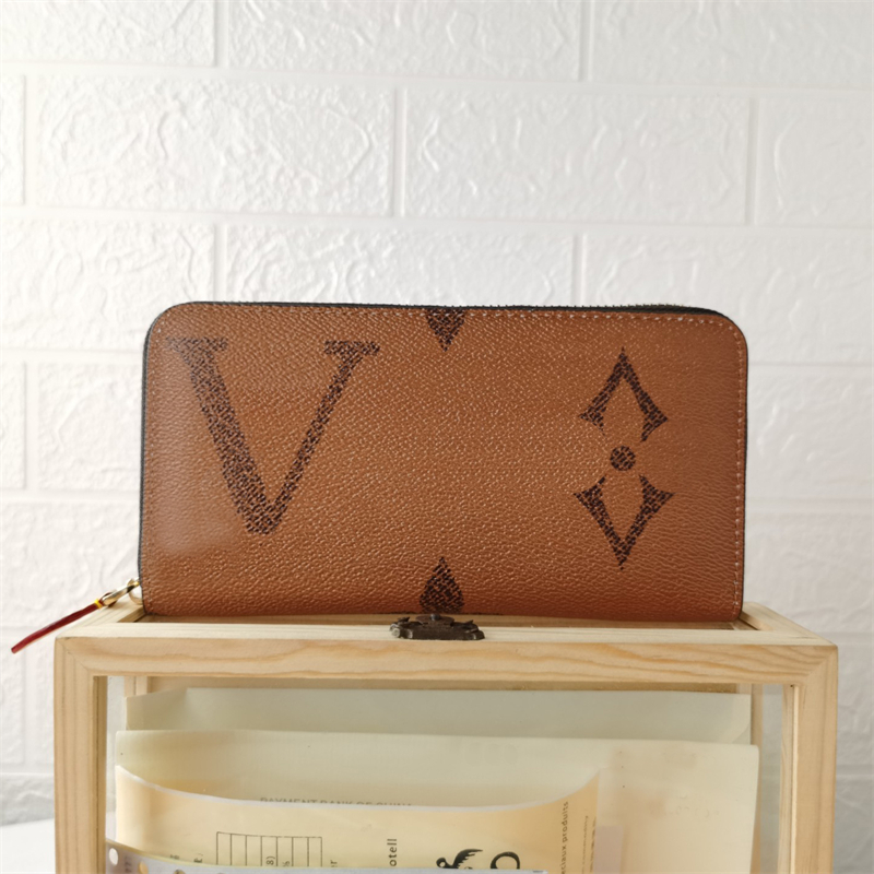 

Designer Zipper Wallet Men ZIppy Woman Purse Printed Canvas M60017 Luxury Card Holder Coin Pocket Leather Purses