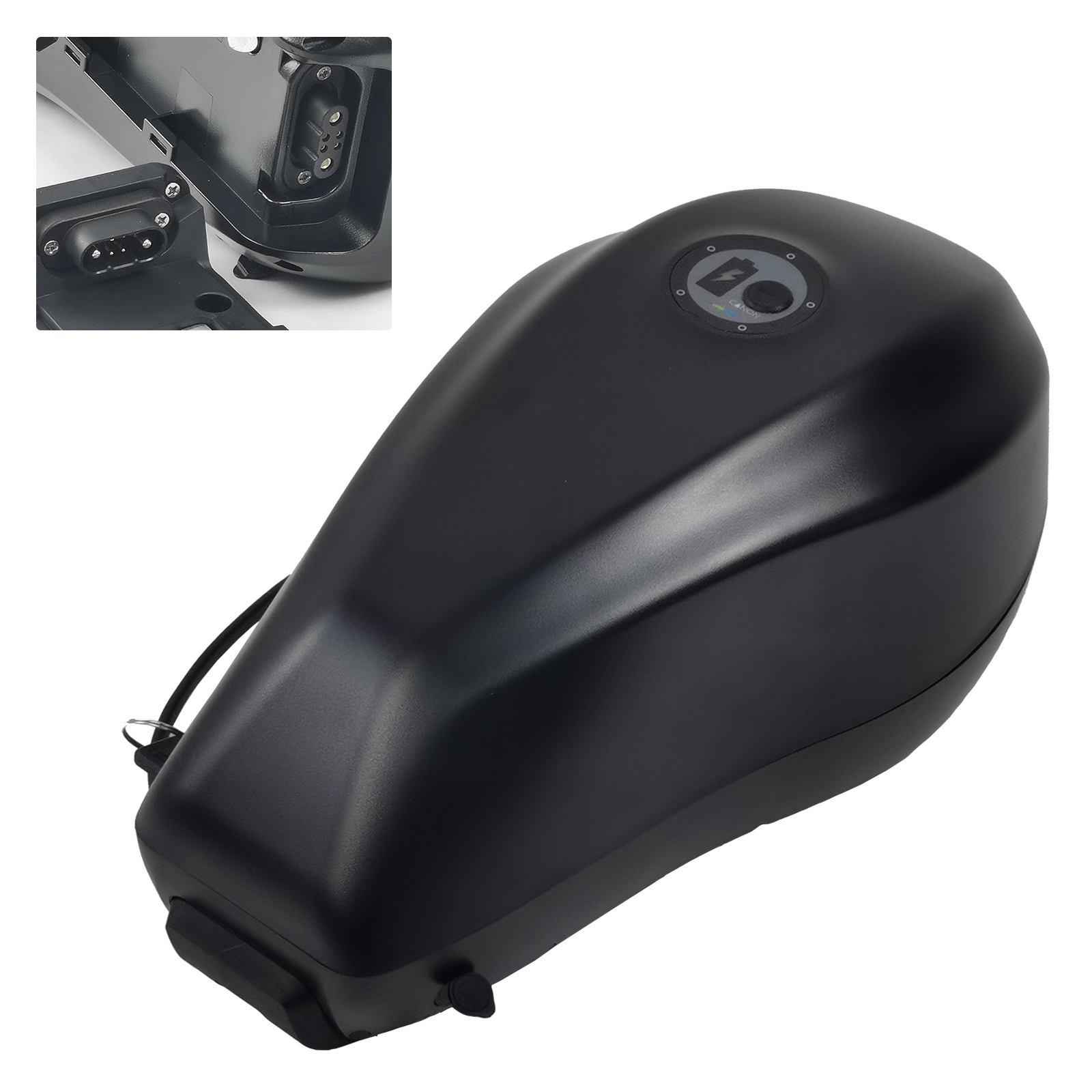 48V Ebike Battery 35AH Li-ion Battery Pack with 3A Charger and 50A BMS for Electric Bike Scooter Electric Motorcycle 200W 250W 350W 500W 750W 100-image-852335193