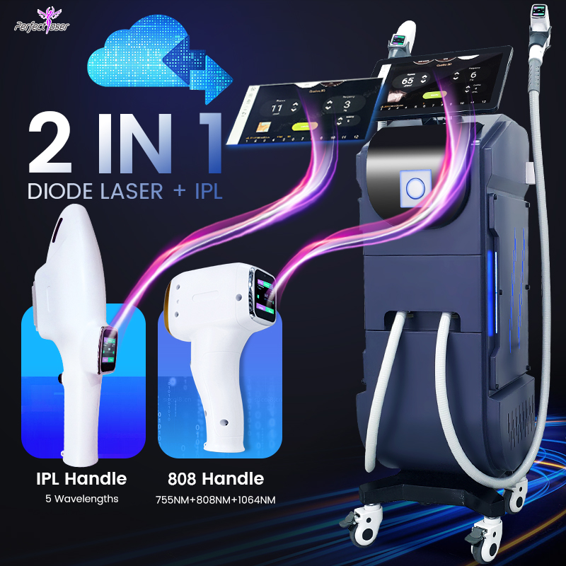 

Multifunction Diode Laser Beauty Equipment Permanent Hair Removal Machine IPL Elight skin rejuvenation treatment