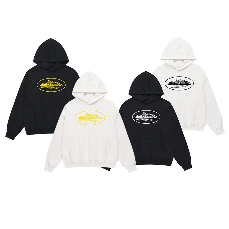 Hommes Femmes crtz cargo Alcatraz OG alcatraz à capuche Imprimer Mode Hip Hop Sweat À Capuche Pantalon Pur Coton À Manches Longues À Capuche Swea