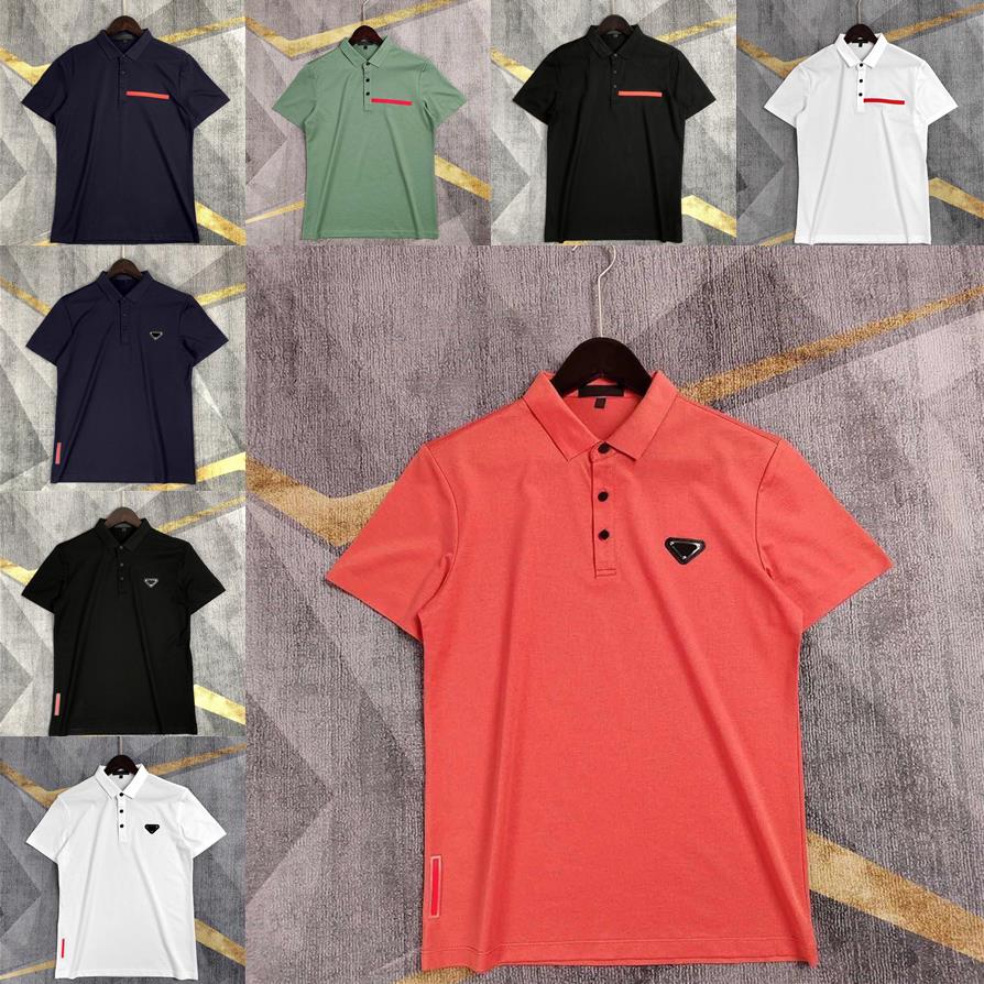 

Designer Mens polos short sleeve Casual business shirt mens summer tshirts Logo Letter