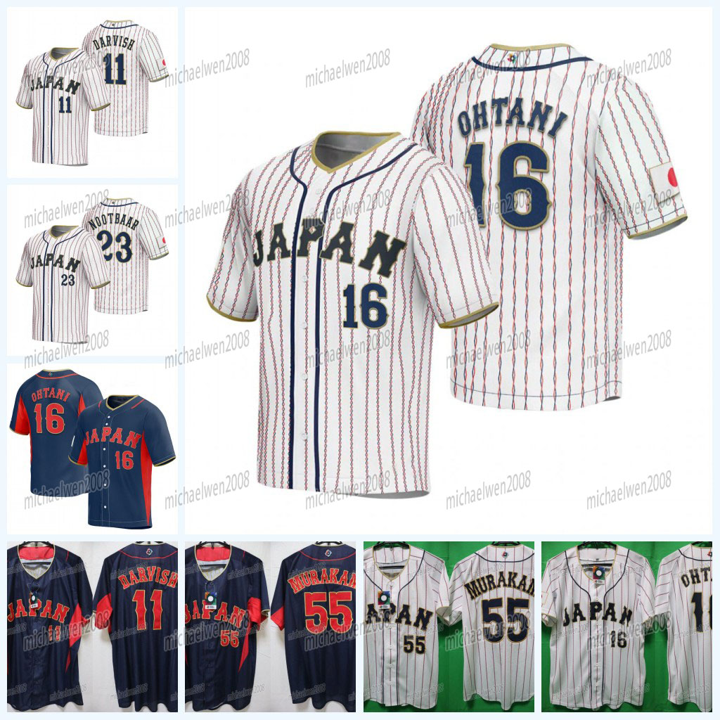 2023 WBC Team Japan Jersey World Baseball Classic Shohei Ohtani Yu