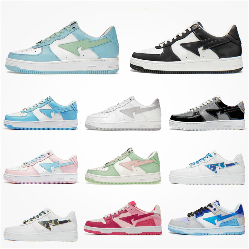 

Bapesta Bapestas Baped Sta Casual Shoes Mens Womens Designer Grey Green Orange Beige Suede Black White JJJJound Pastel Blue Pink Leather Sports Sneakers Trainers, Please contact us