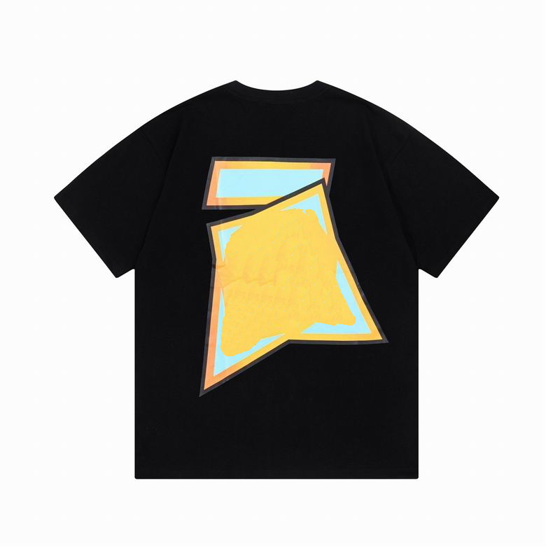 

2023 Clothing Womens Mens T-shirts E Polos Crew-neck T-shirts Logo Printed on The Front Short Sleeves and A Ribbed Neckline Men, Black