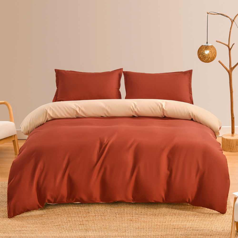 

Fashion Simple Quilt Cover XXR Cotton Solid Color Christmas Quilt Cover Belk bedspreads 140