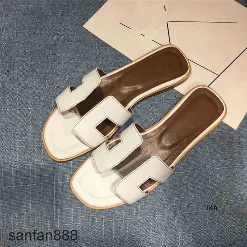 

Original Designer Hemres Slippers Luxury H 2023 Sliders Fashion Beach erme Classic Summer Flat eel Flip-Flops Ladies Shoes otel Bat M9F6 With logo LRW8, #21