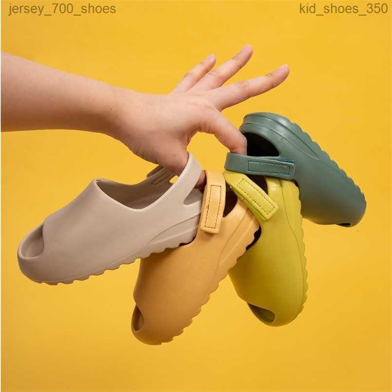 

Cloud Toddler Child Beach Sandals Pillow Slipper Boy Girl Indoor Soft Shower Shoe Platform Sole Kids Outdoor Summer Slides 220607, Yellow