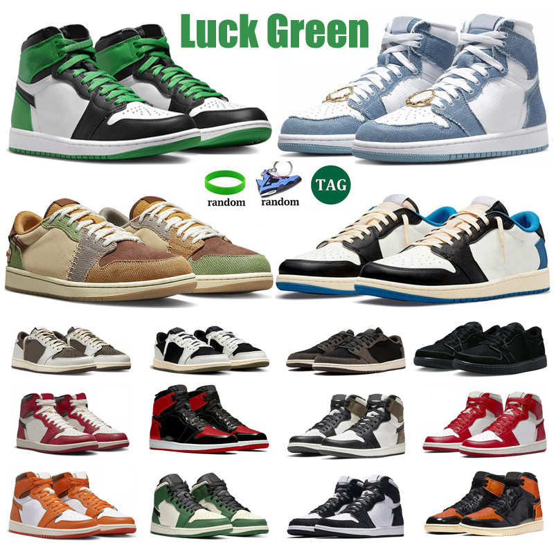 

1 High Lucky Green Men Basketball Shoes 1s Low Black Phantom Reverse Mocha Concord Chicago Lost and Found Patent Bred True Blue Women Mens Trainers Outdoor Sneakers, Sku_color#4