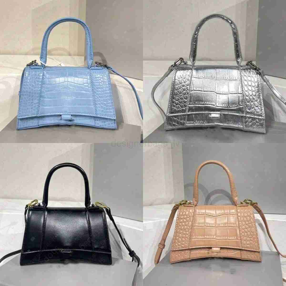 

B trainers Cross body Fashion Balenshiga Designer bags Crocodile leather hourglass totes Women Handbags shopping Purses wallet Luxury PU leather balanciagas, Box