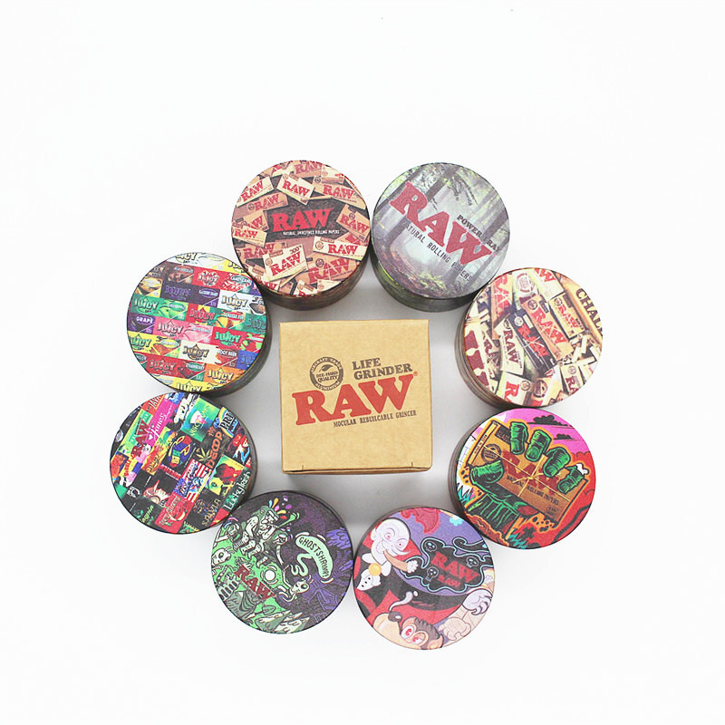 

Wholesale tobacco smoking grinders accessories metal herb grinder zinc alloy 50mm 4 layer