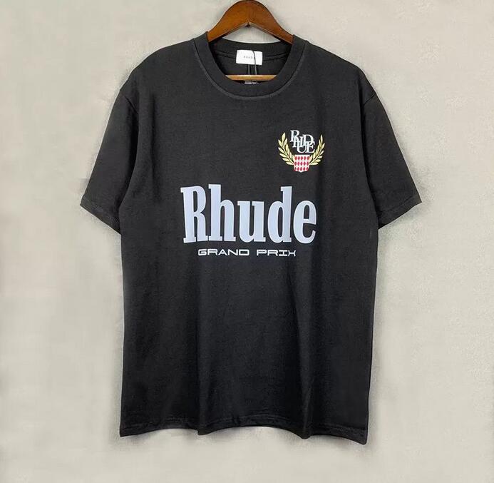 

23 luxury Brand rhude shirt Mens T-Shirts Womens Designers T shirts Fashion Men Tees spring Auumnt Casual Tshirts US SIZE -2XL, 10