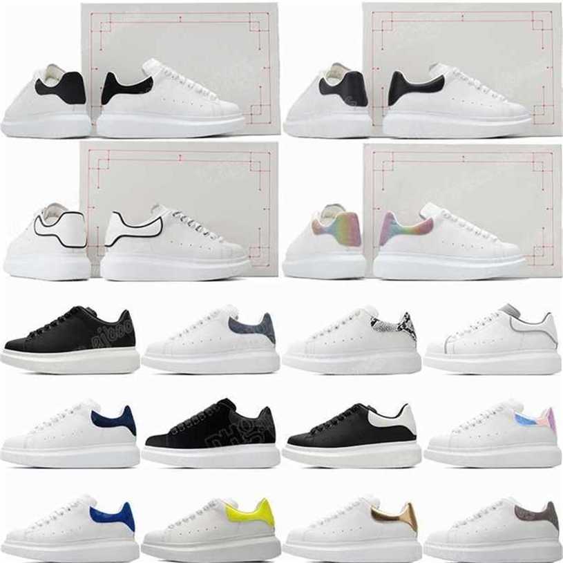 

2022 Designer Oversized Casual Shoes White Black Leather Luxury Velvet Suede Womens Espadrilles Trainers mens women Flats Lace Up Platform Sneakers With BoxJVX9, 10