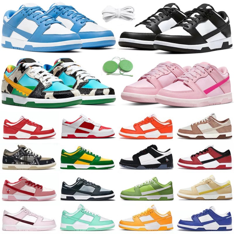

2023 Men Women Shoes Sneaker Panda White Black UNC Blue Grey Fog Syracuse Candy Triple Pink Sail Medium Olive Kentucky Cherry Platform Mens Trainers Sports Sneakers, Color#36