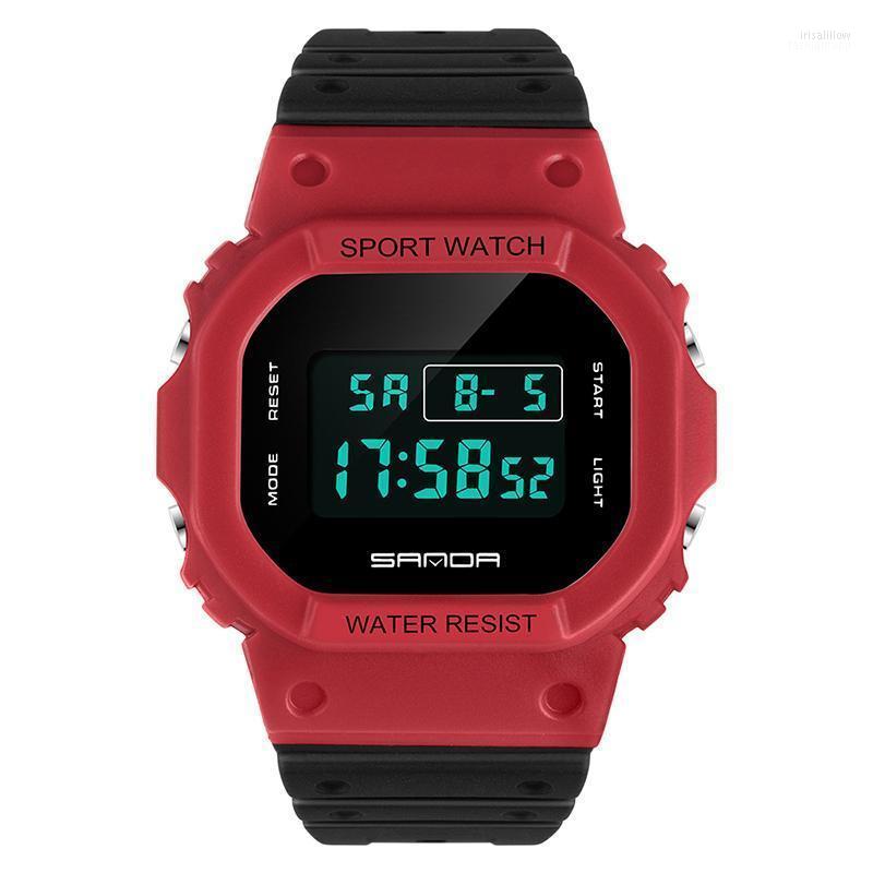 

Wristwatches Sport Wrist Watch Wonmen Gshock Army Wristwatch Dual Display Watches For Men Clock Male Outdoor Waterproof Hours Iris22, Bronze