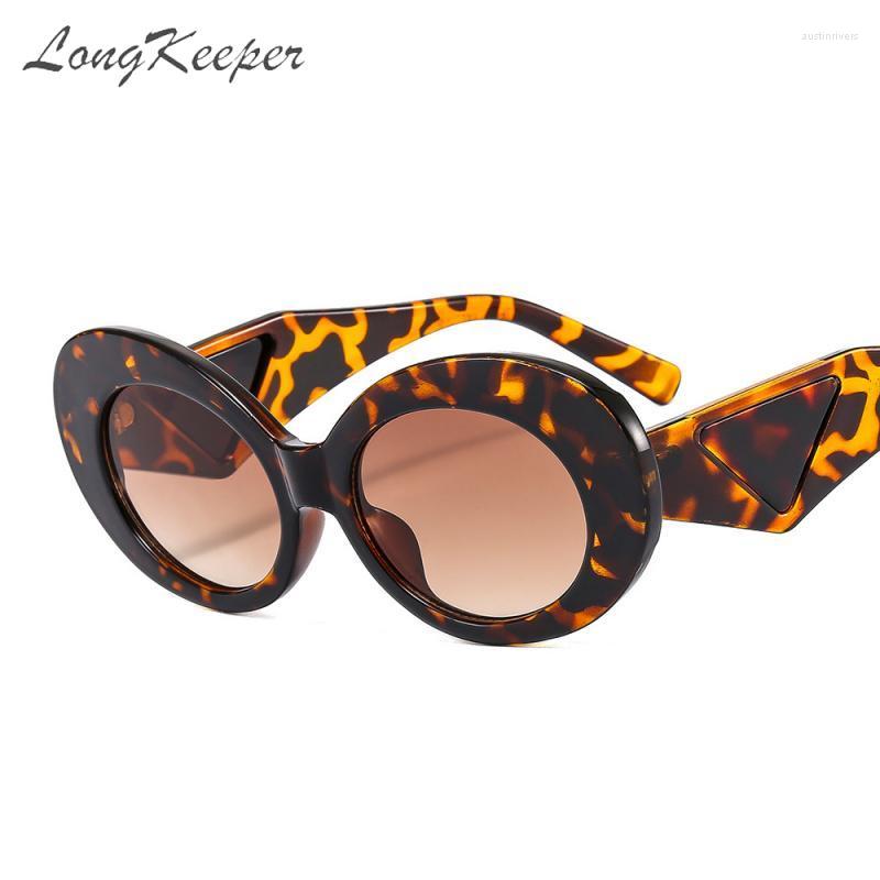 

Sunglasses 2023 Vintage Oval For Women Designer Leopard Black Sun Glasses Female Uv400 Gafas De Sol Hombre