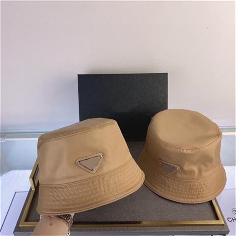 Designer bucket hat women triangle luxury cap re nylon white pink unisex casquette beach trevel outdoor trendy sport anti sunburn hiphop hats for-image-852395888