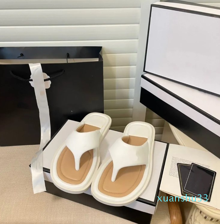 

Flip Flop Foam Slippers 5 Colors Women Designer Slides Summer Beach Sandals, White