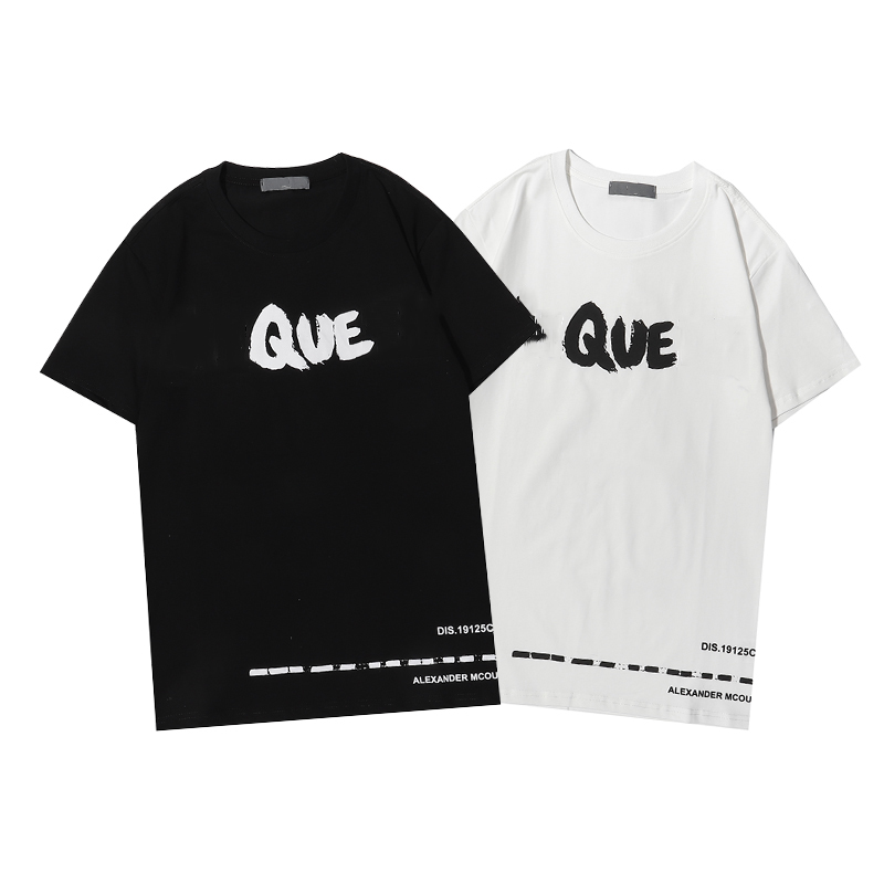 

Men' T Shirts Designer T-shirt Letter Printting Men Women Shirt New Summer Fashion Couple Tees, Black