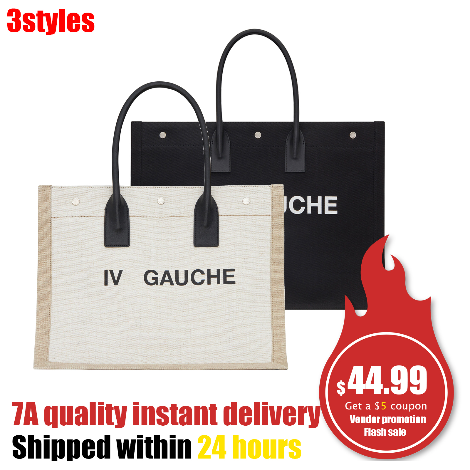 

yslity Womens fashion Totes Large shopping Rive Luggage bag totes shoulder bags luxury Canvas Gauche handbags clutch men Linen travel picnic Beach lady pochette