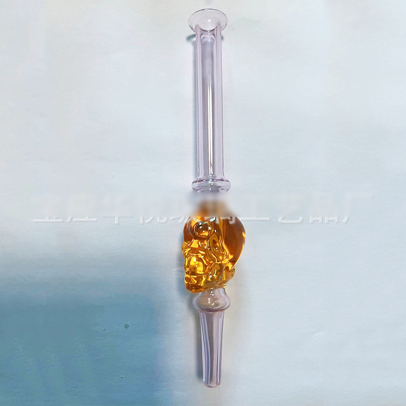

Glass smoking Pipes Freezable Glycerin Dab Straw pipe glass nector collector