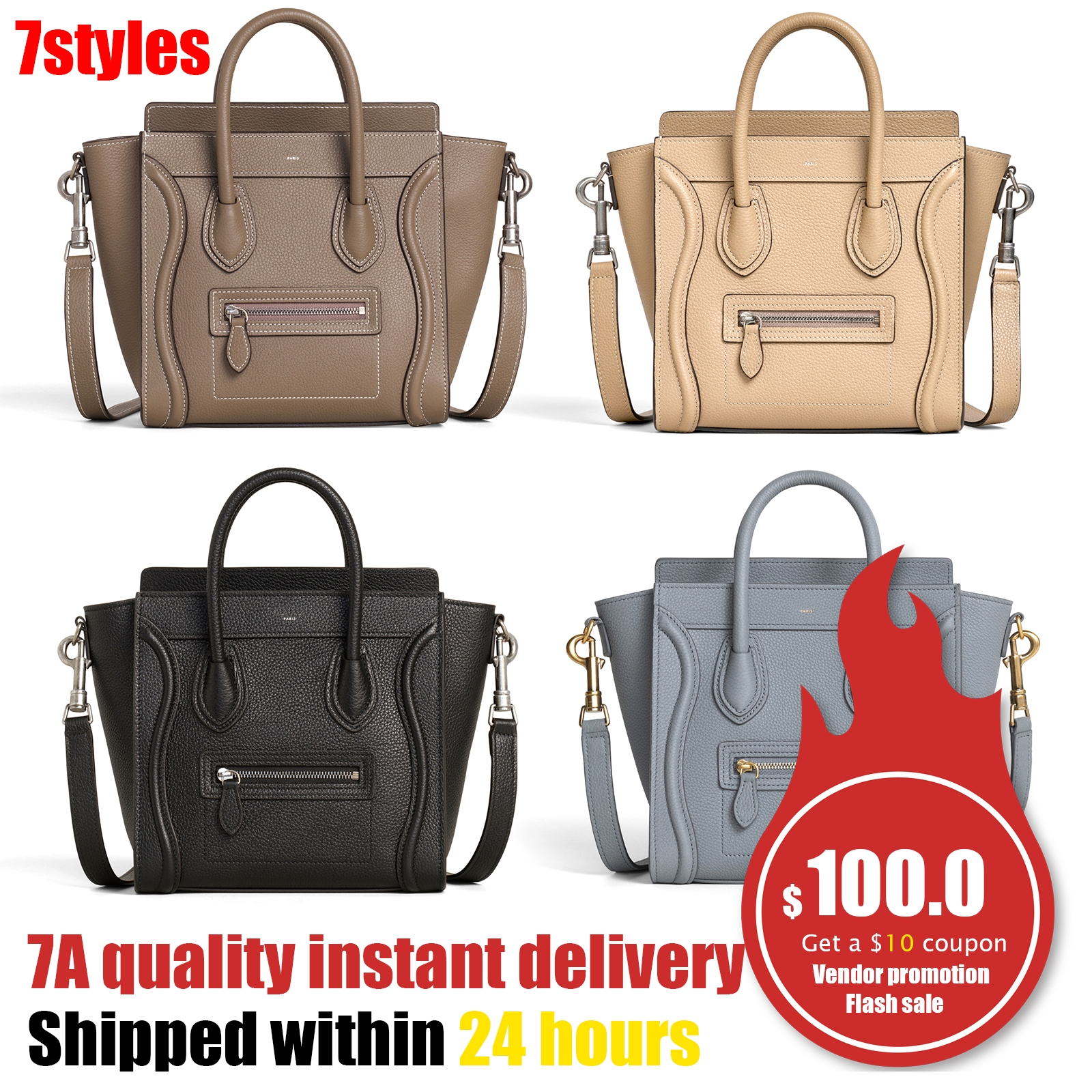 

Official website Same style LUGGAGE Micro Celie Nano smiley shoulder Bags handbag CrossBody womens bag with handle men Genuine leather tote clutch travel pochette, Green