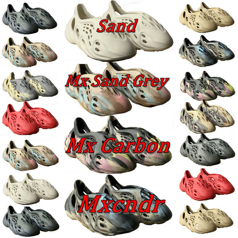 

Shoes Slippers Kany Slides Yeesys Fashion Top Women Slippers Men 3m Casua Core Bone Earth Brown Pure Desert Sand Foam Yeezzy Yeezie size 35-48, 11#