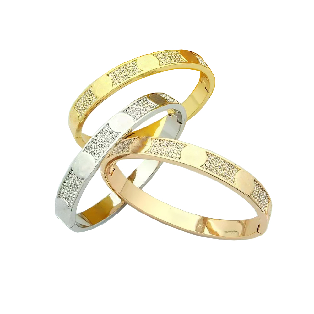 

Fashion Love Bracelet Women's Rose Gold Silver Women's Bracelet Titanium Steel Screwdriver Diamond Luxury Designer Jewelry Women's Men's Bracelet With Original Box 59