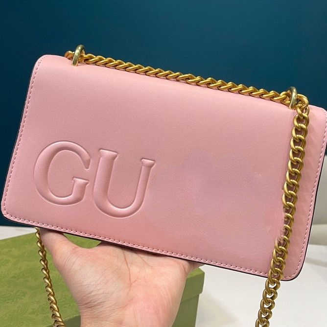 

Luxury Designer Bags Handbags Shoulder Crossbody Bag Messenger Pack Tote New Women's Fashion Textured Leather Multifunctional Envelope bag Factory Direct Sales, Pink