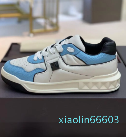 

Shoes Stud Shoes Leather Sneakers Walking S1 Womens Mens Studded Camo Camouflage Rockrunner Sneaker With Metal Valentinoe''Valentinoity fhl
