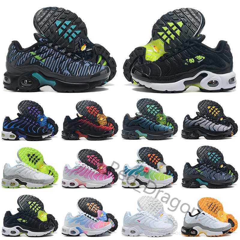 

TN Kids Shoes tn enfant Breathable Soft Sports Chaussures Boys Girls Tns Plus Sneakers Youth requin Trainers Size 28-35 IGBM 5GQD, Color 1