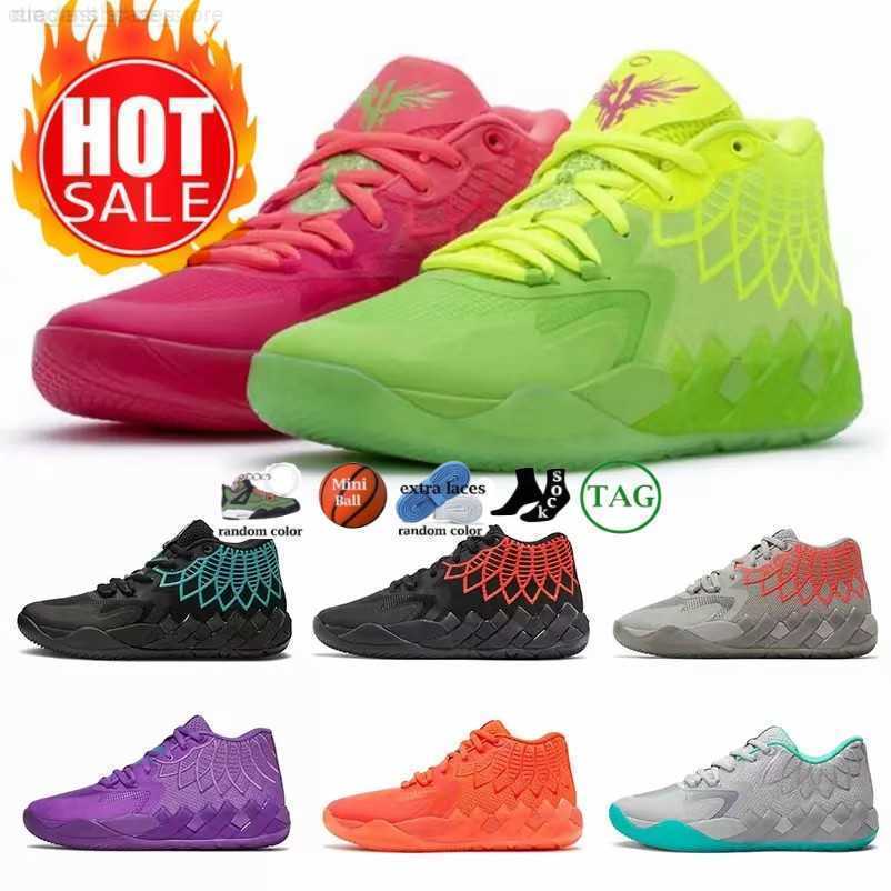 

OG LaMelo Ball 1 MB.01 Men Basketball Shoes Sneaker Black Blast Buzz City LO UFO Not From Here Queen City Rick and Morty Rock Ridge Red Mens, Color#7