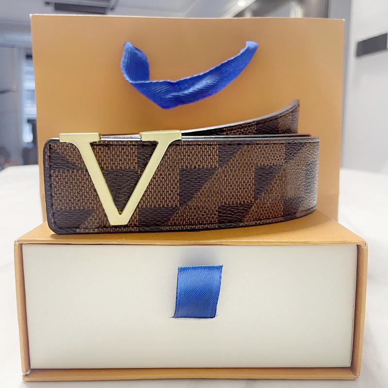 

Fashion Classic Printed Men Belt Designer Smooth buckle Genuine Leather Casual Belt 20 Styles Women Belts Woman Man belts With box Gift, Box and card
