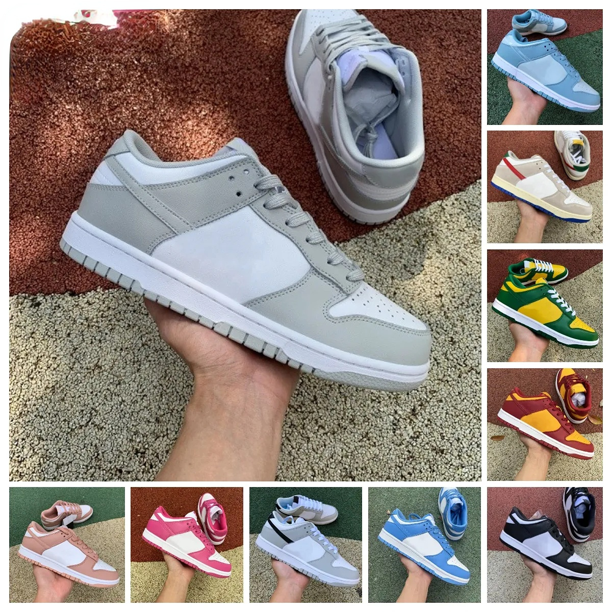 

2022 SB Dunks Low Casual Shoes DunksB Mens Women Safari Mix Reverse UNC Black White Racer Blue Wolf Grey Fog Midas Gold Rose Whisper UCLA 63, A-z006