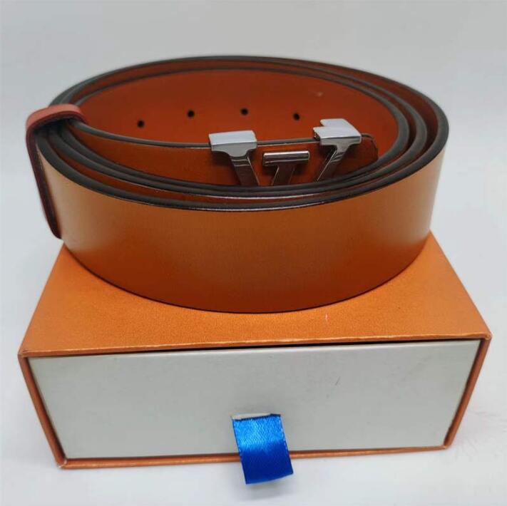 

Luxury designer Belt Buckle Fashion Genuine Leather Women Belts For men Letter Double Big gold classical 15 colors, Belt with gift packing