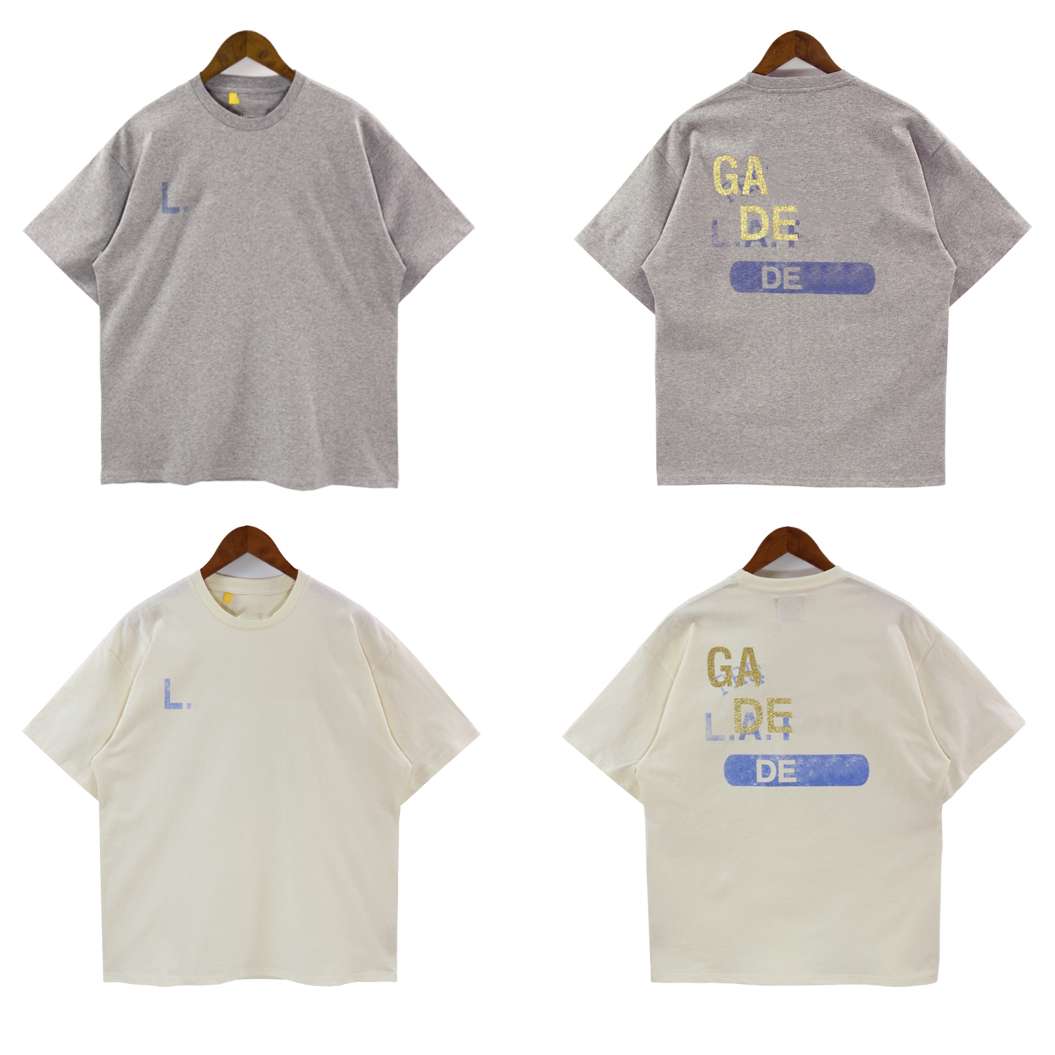 

Newest Designer luxury galleryse men's tshirt womens and mens t shirt short sleeve tees fashion classic streetwear, Khaki