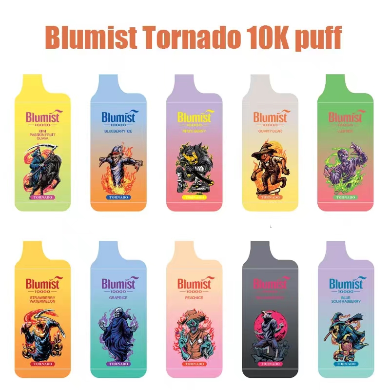 

Blumist Tornado 10000 Puff Disposable E-cigarettes 20ml vaper desechables 650mah disposables vapes Puffs 10K Electronic Cigarettes Box