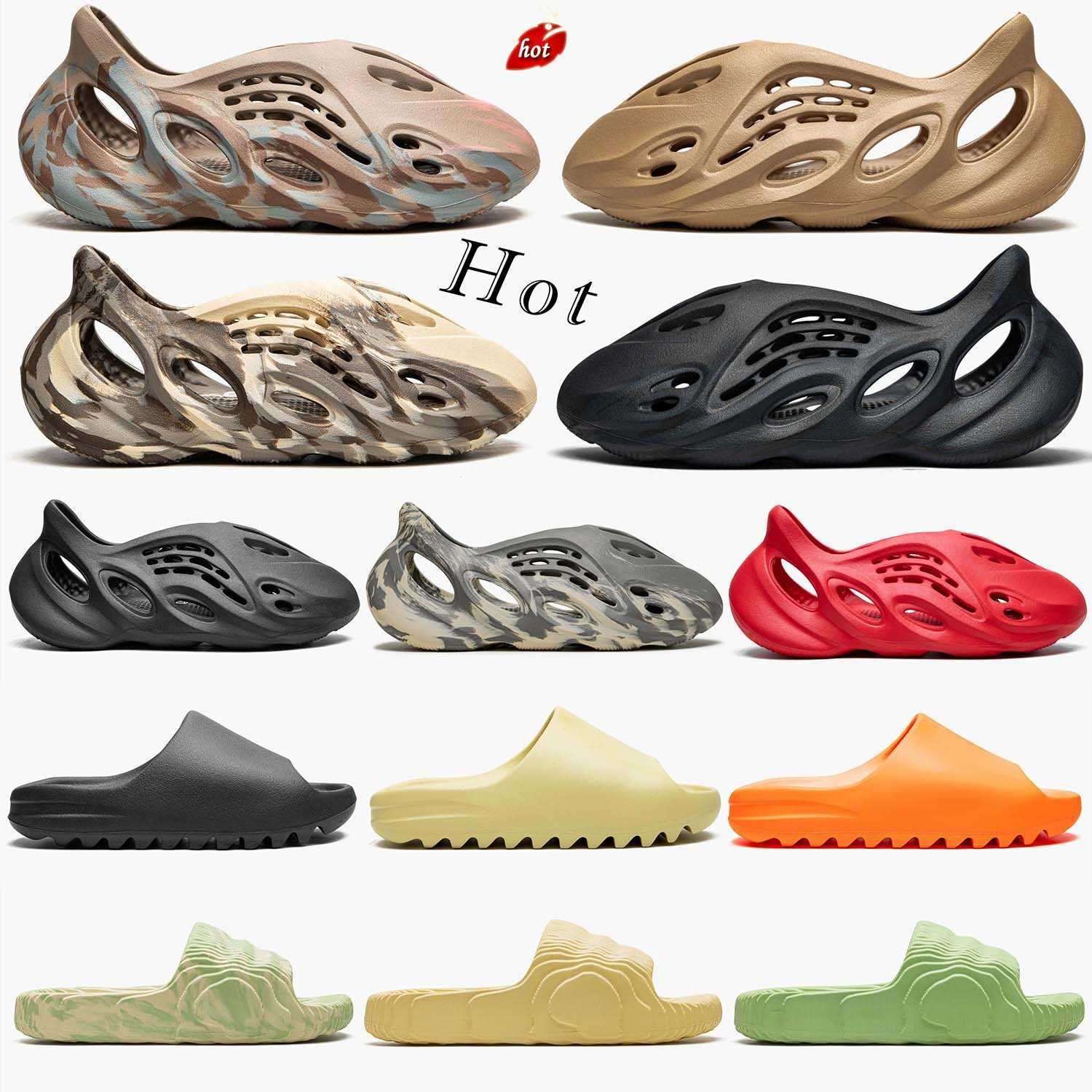 

Designer Sandals Slippers Men Woman slider Foam Runner Vermillion Mineral Blue Onyx Pure Sandals Slide Ochre Bone Resin Clog Desert Ara louise viuton lv vuitton, #6