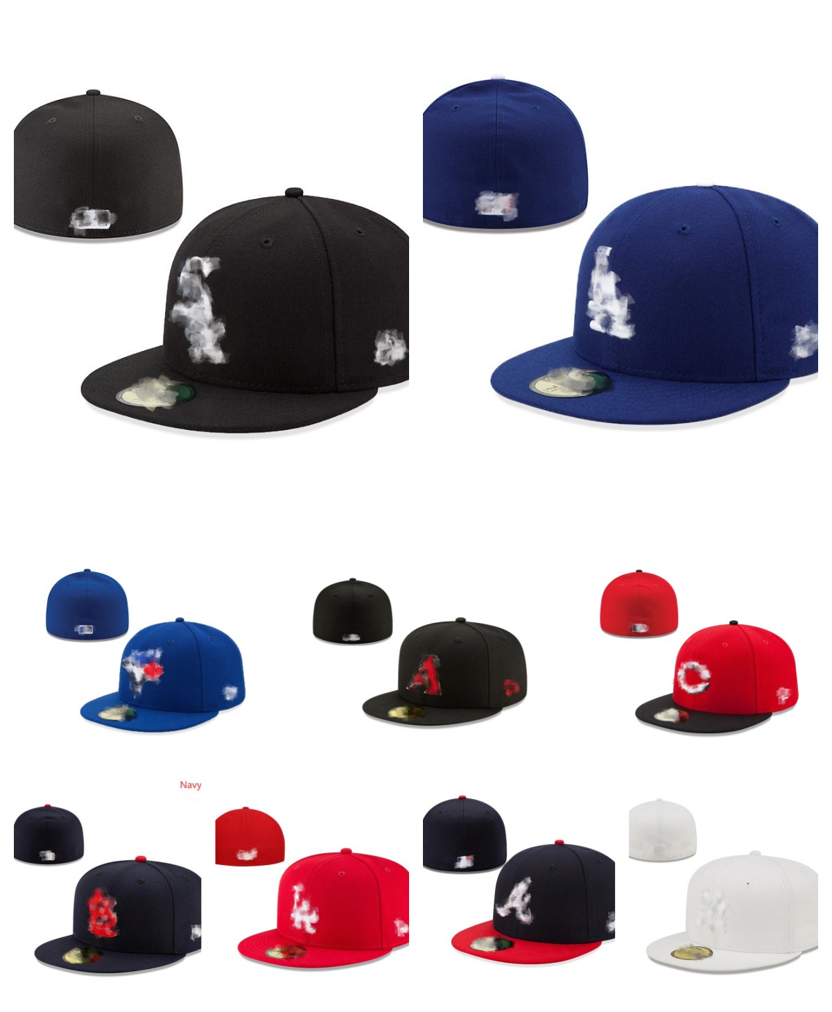 

2023 Fitted hats Snapbacks hat Adjustable baskball Caps All Team Logo top quality Outdoor Sports Embroidery Cotton flat Closed Beanies flex sun cap mix order sizes 7-8