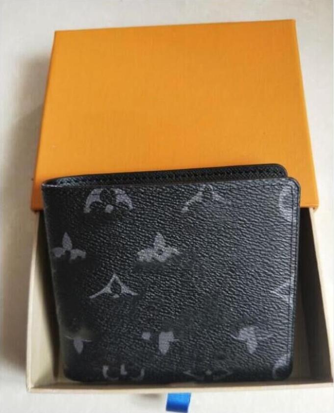 

Designer wallet Luxury short Wallets Card Holders Famous for Men women purse Clutch Bags with gift box 010, Brown grid