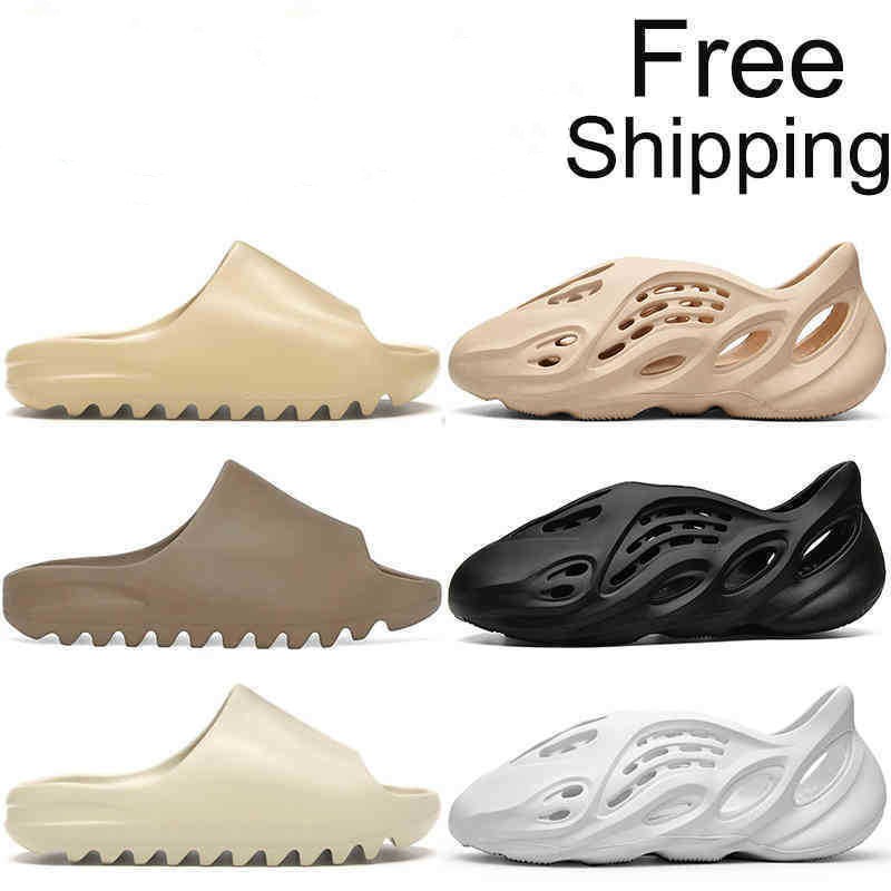 

Sandals Slippers Foam Runner Men Woman EVA slides 48 hours Fast shipping cinnabar mineral blue agate pure slippers random gift box 36-47 designer shoes slipper, 20