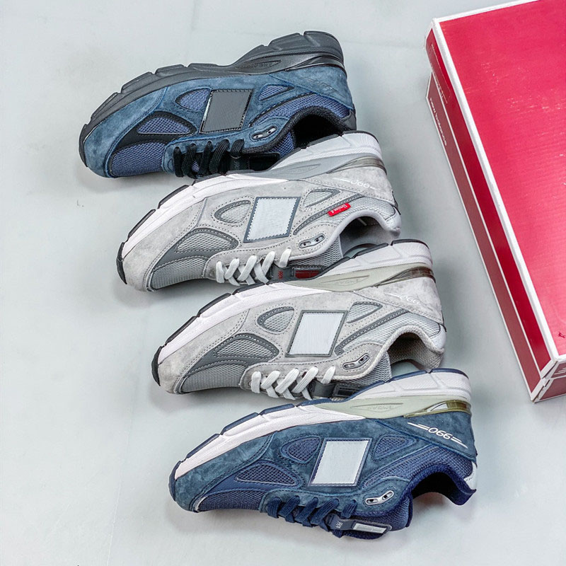 

New 990v4 990 v4 Designer Skate Shoes Version 4 Grey JJJJound Navy Men Women Sports Low Sneakers 36-45