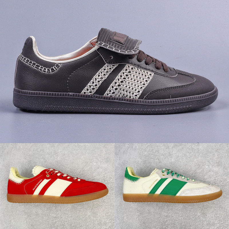 

Samba Wales Bonner Core Black Designer Skate Shoes Red White Green Men Women Sports Low Sneakers 36-45