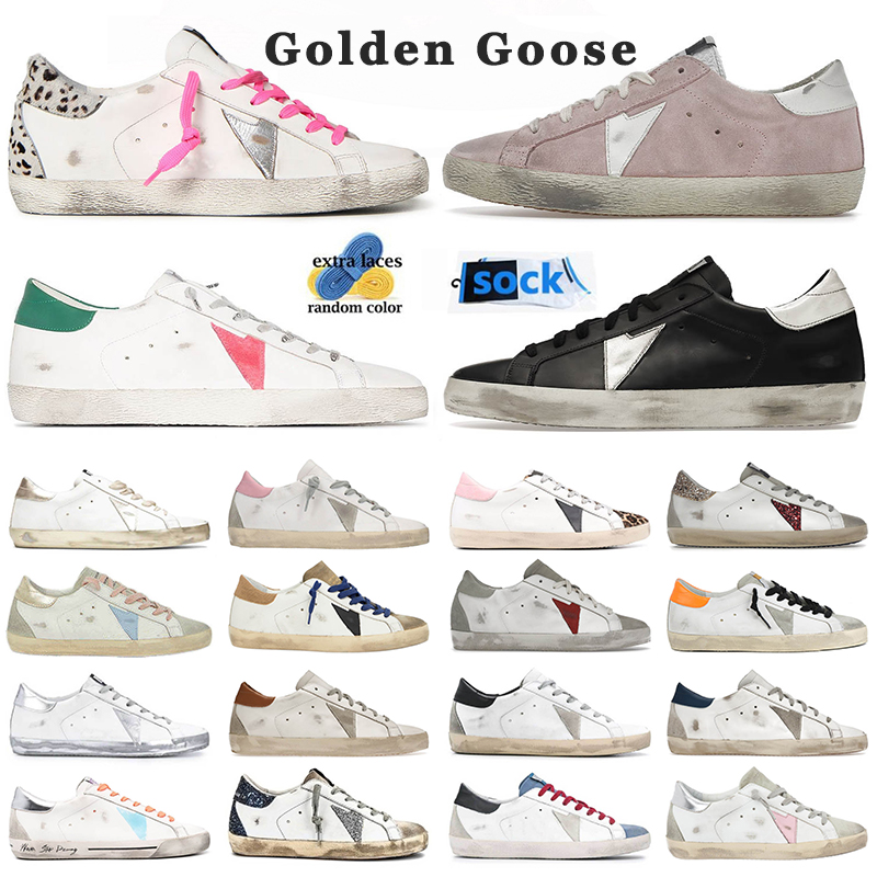 

Top Quality Golden Goose Sneakers Designer Shoes For Mens Womens Black White Pink Plate-forme Dirty Super Star Superstar Distressed Golden Goose Shoes Size 35-46, 40-47 red cement