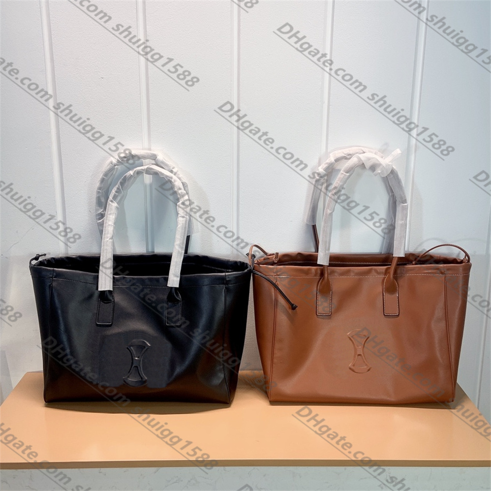 

Top quality Fashion luxury handbags bag Women Removable and adjustable shoulder strap Designer bags Cross Body Handbag CABAS TRIOMPHE mini shopping Evening Bags, Brown