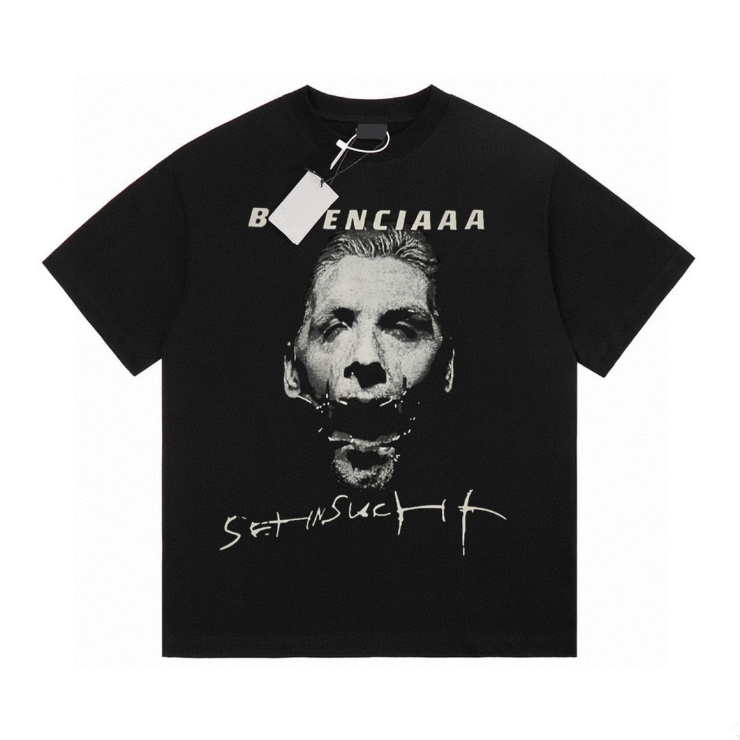 

Men's Plus Tees & Polos Round neck embroidered and printed polar style summer wear with street pure cotton M set shorts tshirt set e3n2, Black